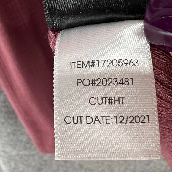 Torrid Babydoll Top Womens 1XL Dusty Rose Textured Jersey Lace Up V Neck Boho - Picture 13 of 14